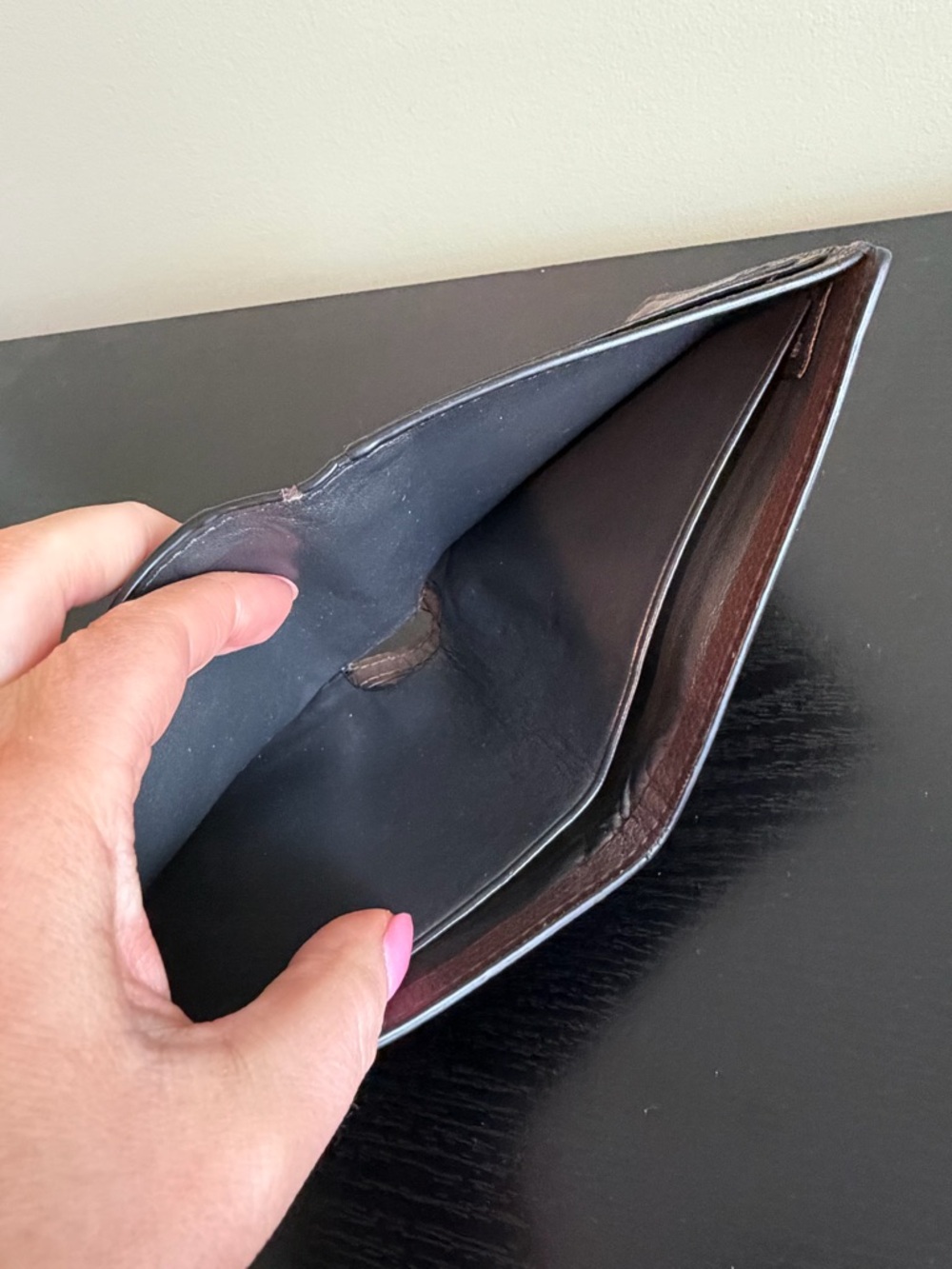 Coach Men's Dark Brown Leather Wallet - Picture 9 of 11
